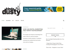 Tablet Screenshot of kindadusty.com